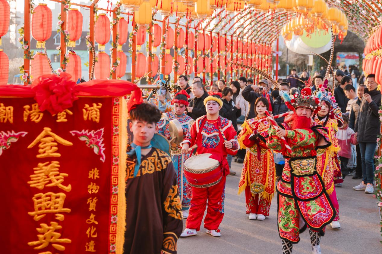 合肥祥源花世界非遺表演。肥西縣文旅局供圖
