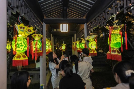 精品瓜燈展現(xiàn)場。主辦方供圖